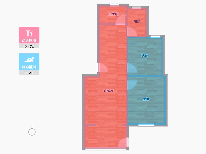 福建省-厦门市-港务小区-57.73-户型库-动静分区