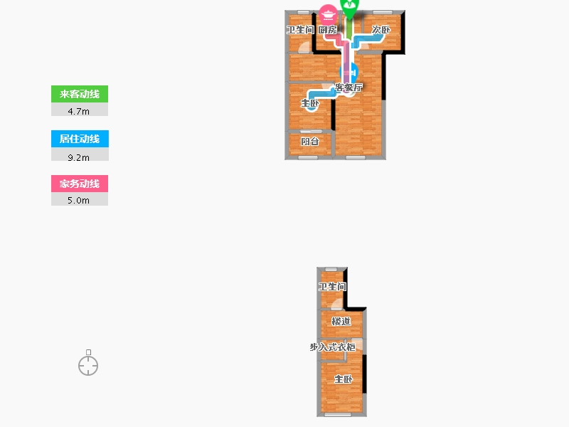 福建省-福州市-三盛璞悦湾-82.98-户型库-动静线