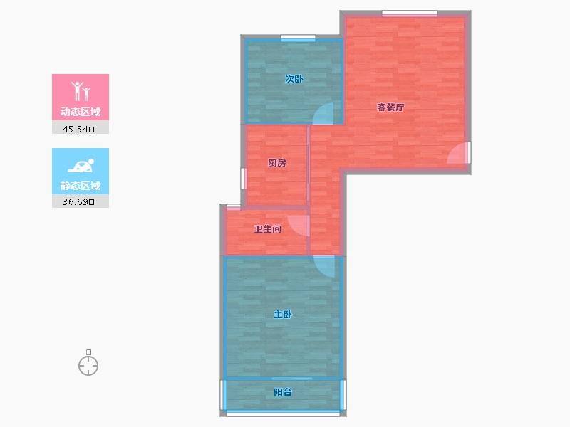 山东省-青岛市-福临玩家一期-75.01-户型库-动静分区