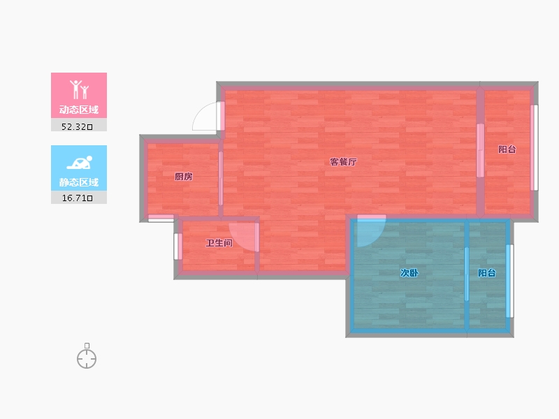 福建省-泉州市-格林春天-62.16-户型库-动静分区