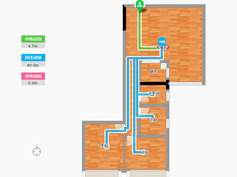 广东省-广州市-宏宇广场-71.31-户型库-动静线