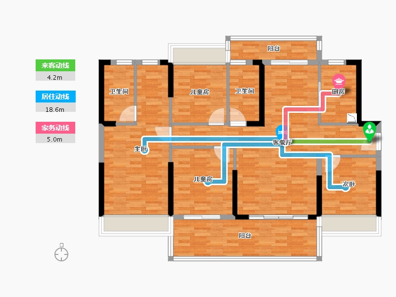 广东省-韶关市-乐昌市碧桂园-114.58-户型库-动静线