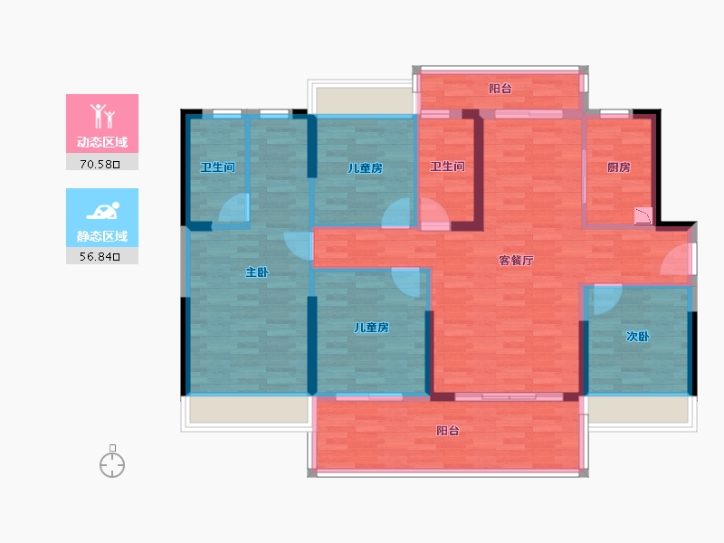 广东省-韶关市-乐昌市碧桂园-114.58-户型库-动静分区