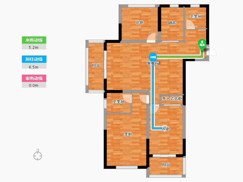 江苏省-常州市-银河湾第一城-97.00-户型库-动静线