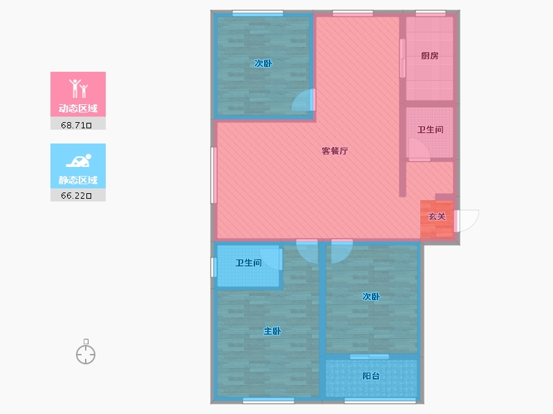 贵州省-六盘水市-水城县双水新区-120.00-户型库-动静分区