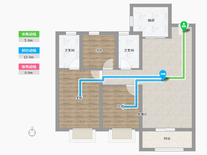 湖南省-岳阳市-金-78.37-户型库-动静线