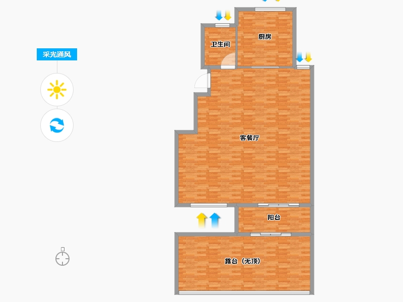 浙江省-杭州市-中梁御府-147.00-户型库-采光通风