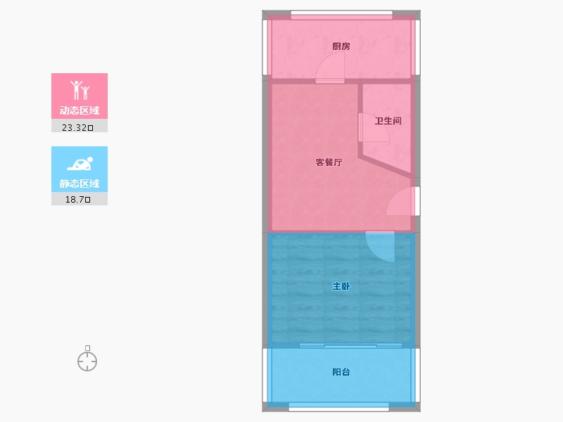 山东省-济南市-机床一厂宿舍-37.65-户型库-动静分区