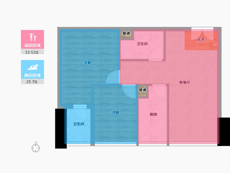 广东省-深圳市-大悦城天玺壹号-53.80-户型库-动静分区