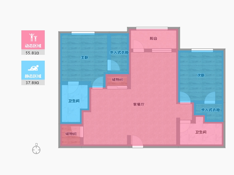 Florida-Duval-SOLA South Lux Apartments-81.99-户型库-动静分区