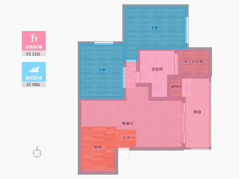 California-Orange-The Artisan Residences at Bella Terra-70.81-户型库-动静分区