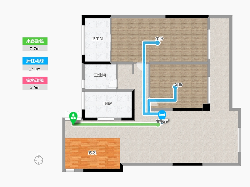 云南省-昆明市-云通嘉园-180.01-户型库-动静线