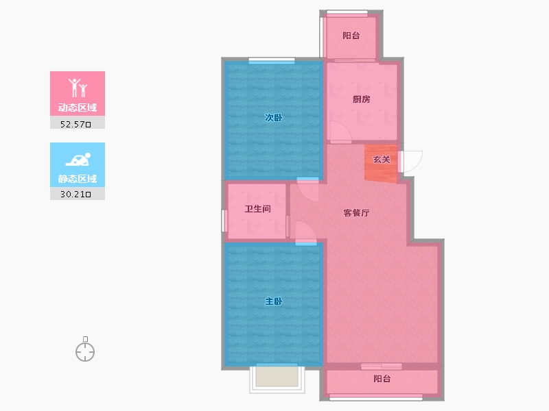 河北省-承德市-华北物流D区-73.70-户型库-动静分区