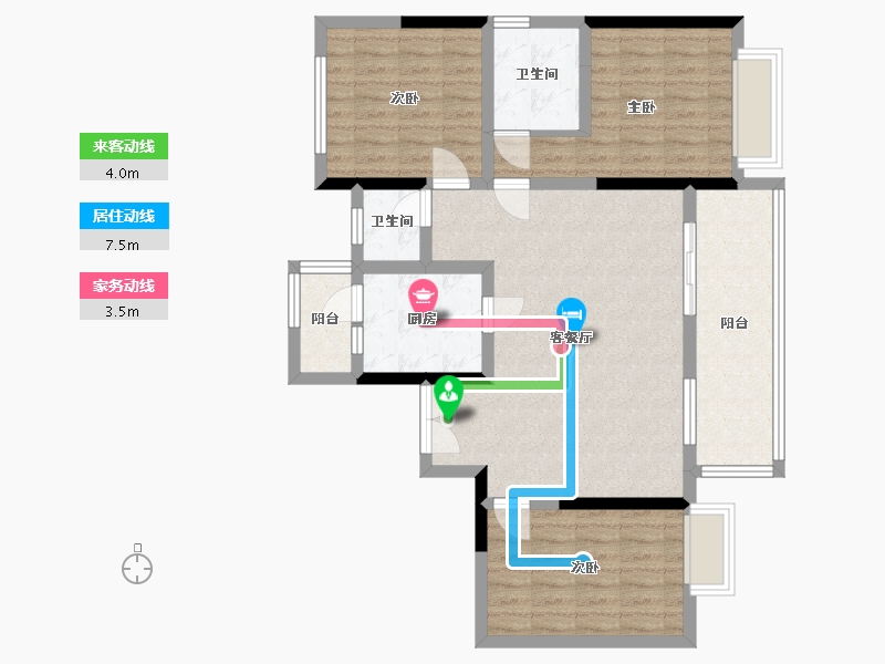 四川省-成都市-百郦锦城-92.93-户型库-动静线