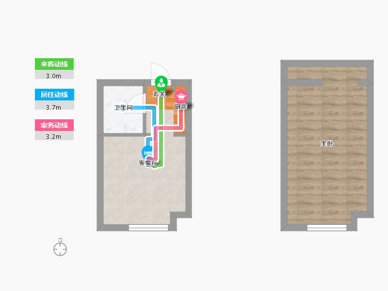 浙江省-宁波市-荣安西溪里-36.29-户型库-动静线