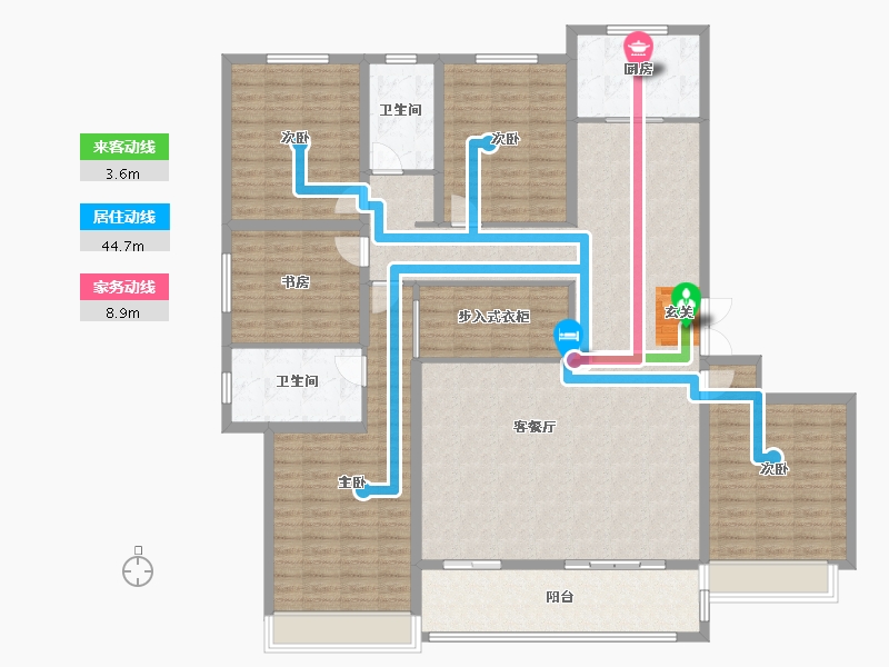 江西省-新余市-北湖帝景-178.00-户型库-动静线