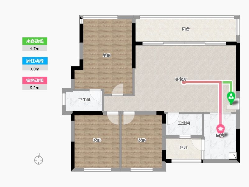 贵州省-遵义市-寰宇江山-104.75-户型库-动静线