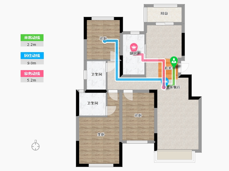 四川省-成都市-中交牧山美庐-92.08-户型库-动静线