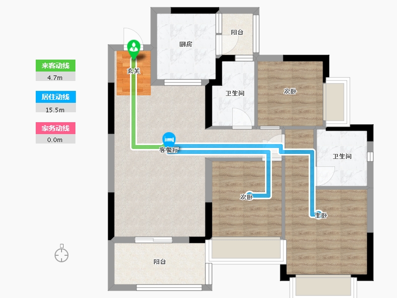 四川省-成都市-恒大牧云天峰-81.74-户型库-动静线