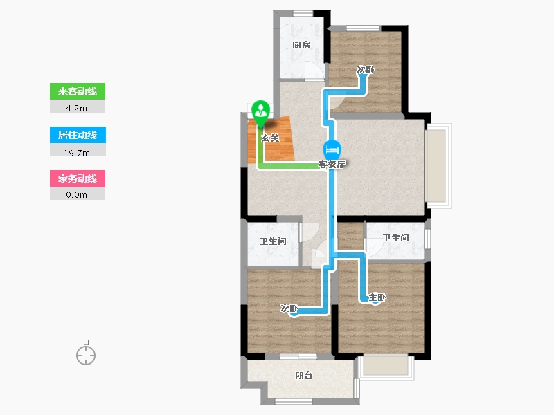 河南省-安阳市-海悦光明城-86.27-户型库-动静线