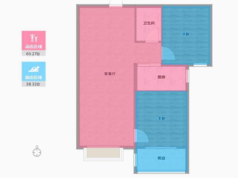 河北省-衡水市-世纪名郡-90.57-户型库-动静分区