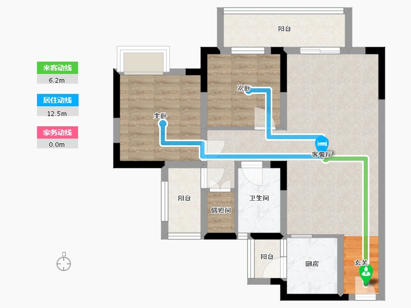 四川省-成都市-和瑞锦府-70.24-户型库-动静线