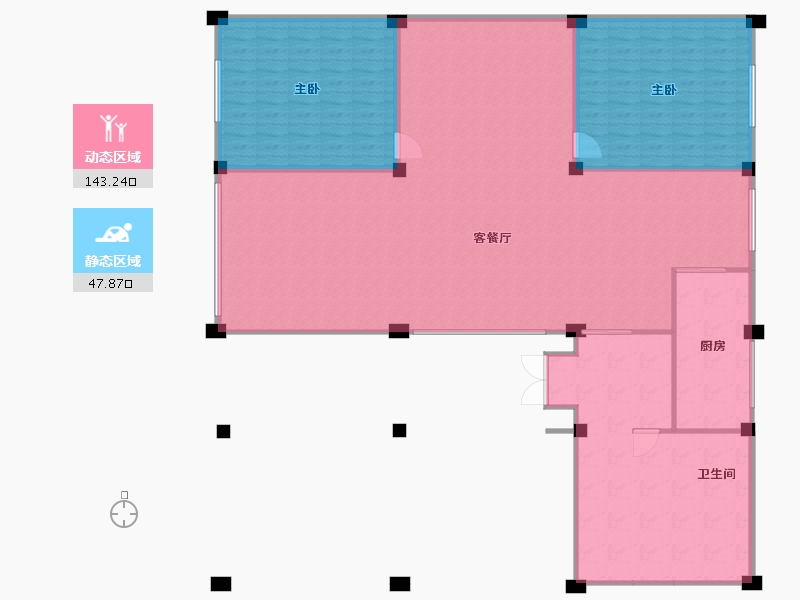 广西壮族自治区-玉林市-农村自建房-180.62-户型库-动静分区