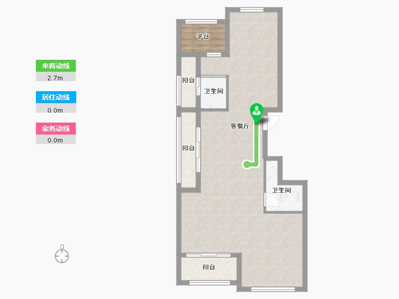 浙江省-杭州市-东都府-78.44-户型库-动静线