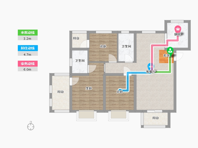 河北省-保定市-中心悦朗-83.73-户型库-动静线