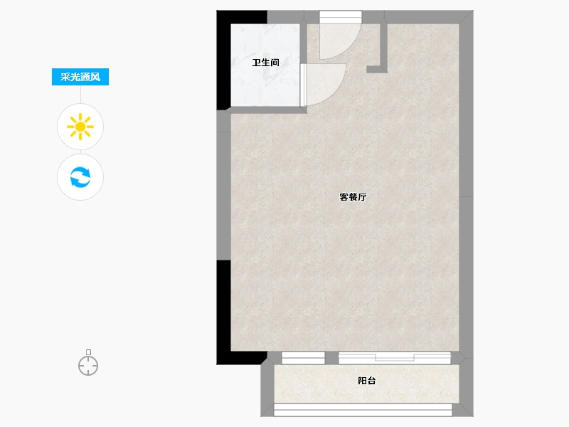 广东省-东莞市-大朗碧桂园-28.59-户型库-采光通风