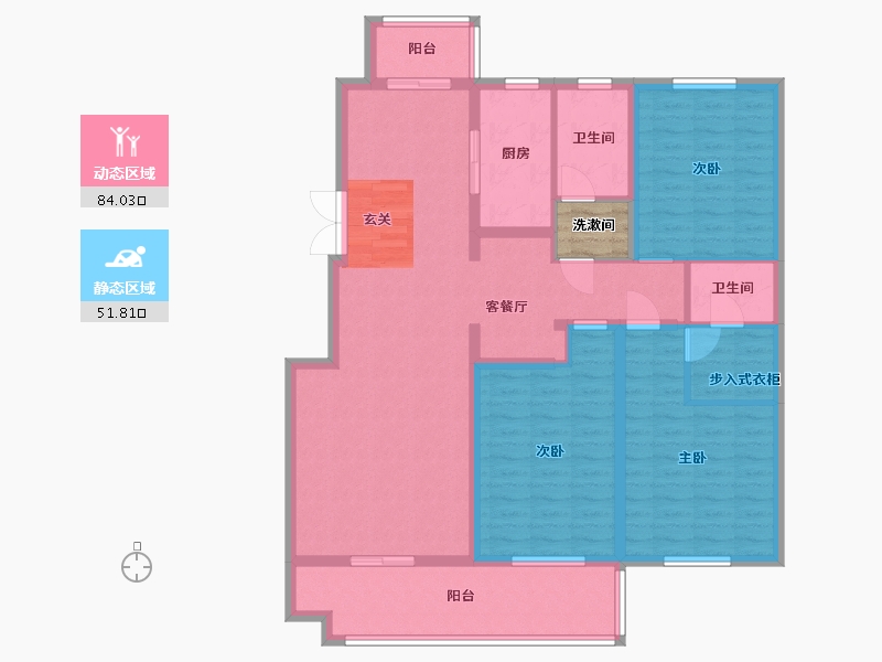 山东省-临沂市-德馨园-123.99-户型库-动静分区