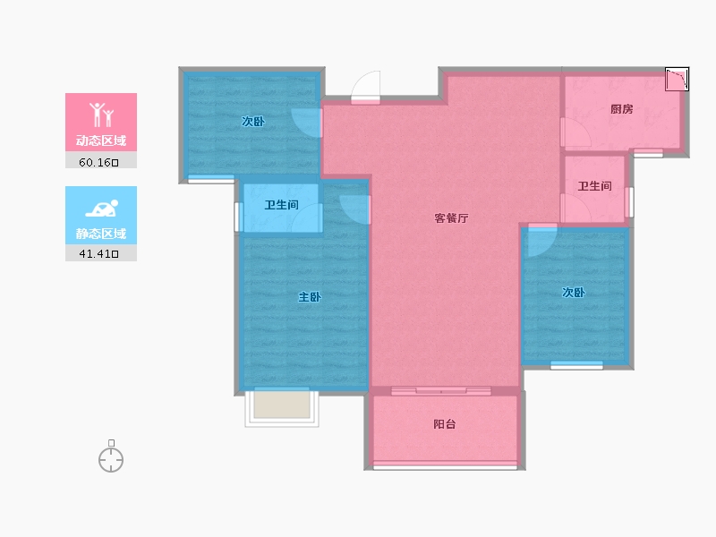 湖北省-随州市-汇龙湾-92.24-户型库-动静分区