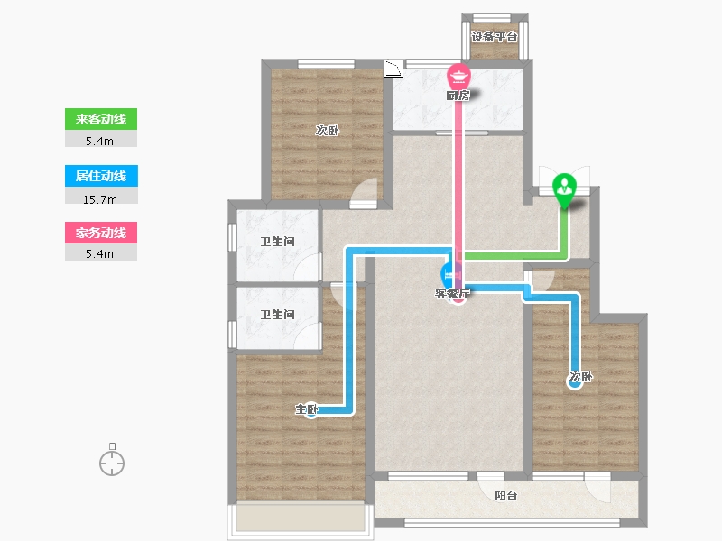 河北省-邢台市-皓顺茂-109.50-户型库-动静线