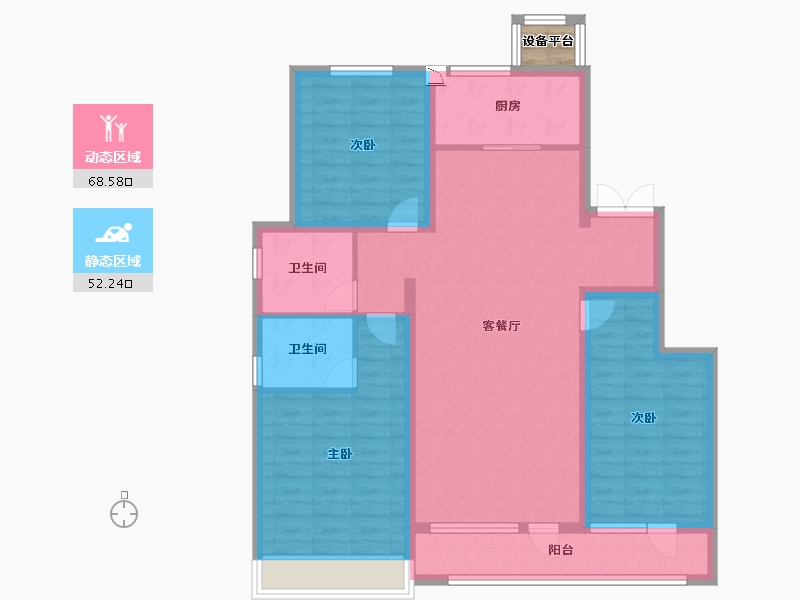 河北省-邢台市-皓顺茂-109.50-户型库-动静分区