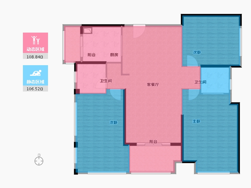 广东省-汕头市-华润九里-200.01-户型库-动静分区