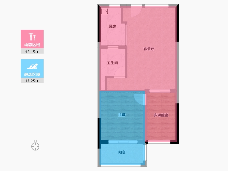 青海省-海南藏族自治州-鸿嘉金龙湾-52.87-户型库-动静分区