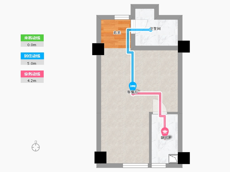 吉林省-长春市-新星宇摩登公园-32.96-户型库-动静线