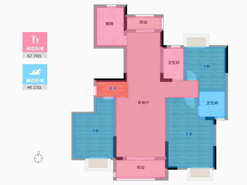 江西省-吉安市-龙飞・和纵芯园-97.00-户型库-动静分区