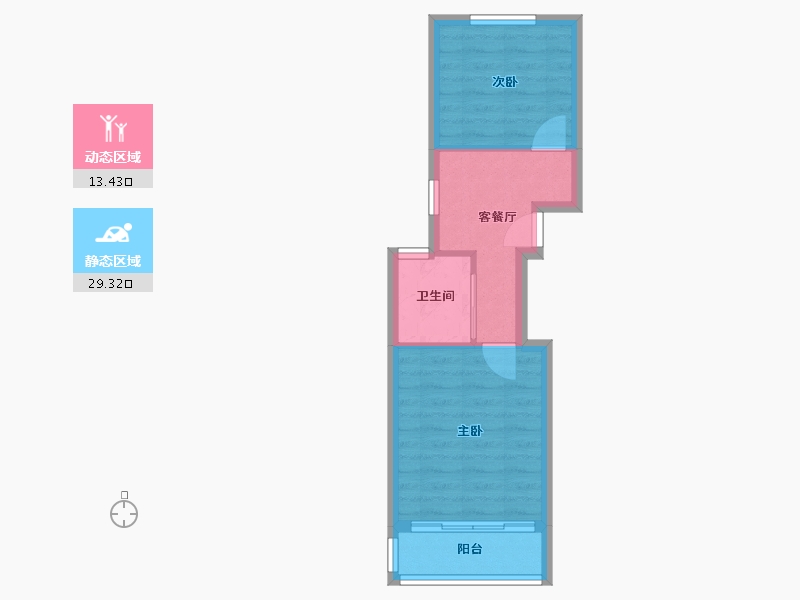 上海-上海市-延北小区-37.96-户型库-动静分区