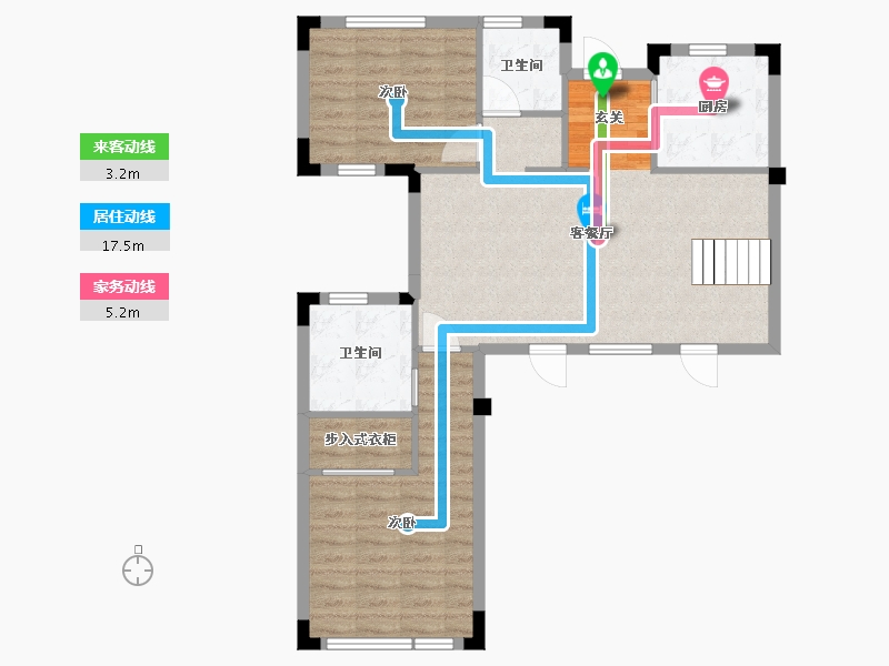 浙江省-衢州市-蓝城・春风江山・烟霞山居-80.00-户型库-动静线