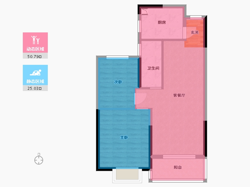 河南省-南阳市-南阳嘉和家园-68.00-户型库-动静分区