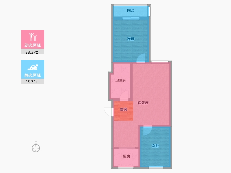 河北省-廊坊市-优空间-56.48-户型库-动静分区