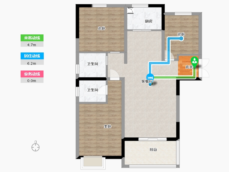 河南省-南阳市-南阳嘉和家园-99.20-户型库-动静线