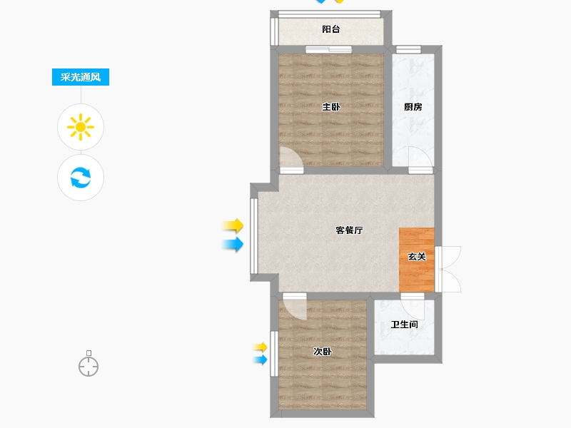 河北省-廊坊市-卓立金领域-58.21-户型库-采光通风