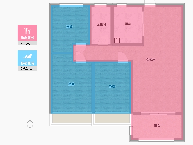 山东省-日照市-安泰悠山美居-83.21-户型库-动静分区