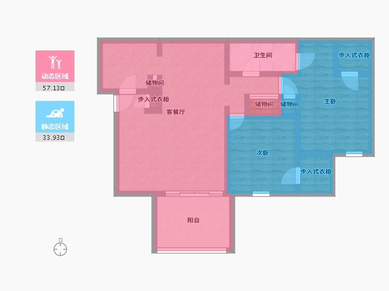 Florida-Alachua-Piccadilly Apartments-79.91-户型库-动静分区