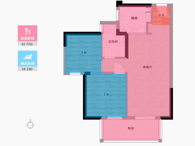 广西壮族自治区-南宁市-锦上城-53.80-户型库-动静分区