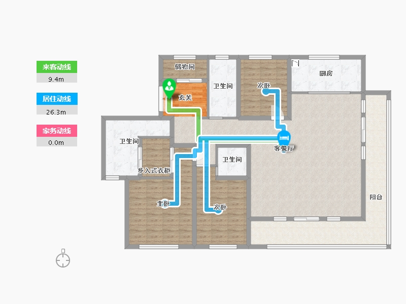 山东省-青岛市-绿地凤栖澜�h-151.11-户型库-动静线