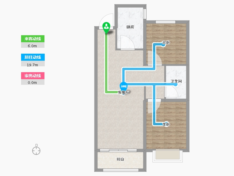 河北省-张家口市-境门御府-79.20-户型库-动静线