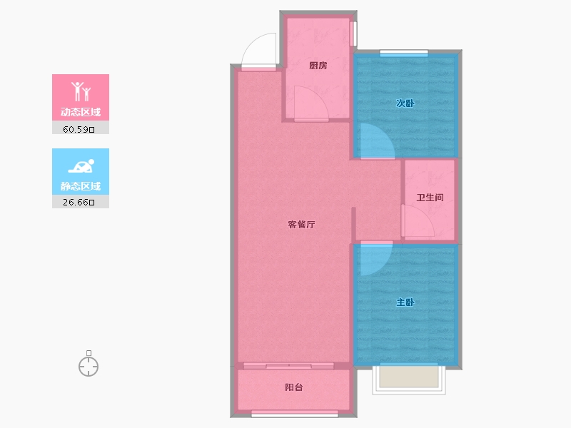 河北省-张家口市-境门御府-79.20-户型库-动静分区